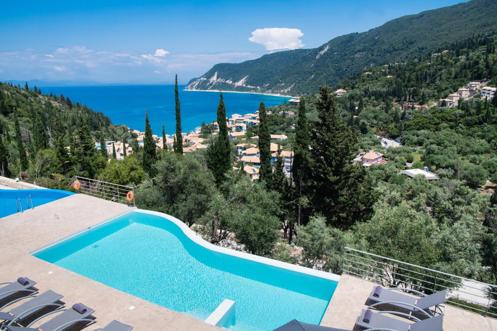 Mylos Mountain Villas- Villa Giorgio Áyios Nikítas Esterno foto