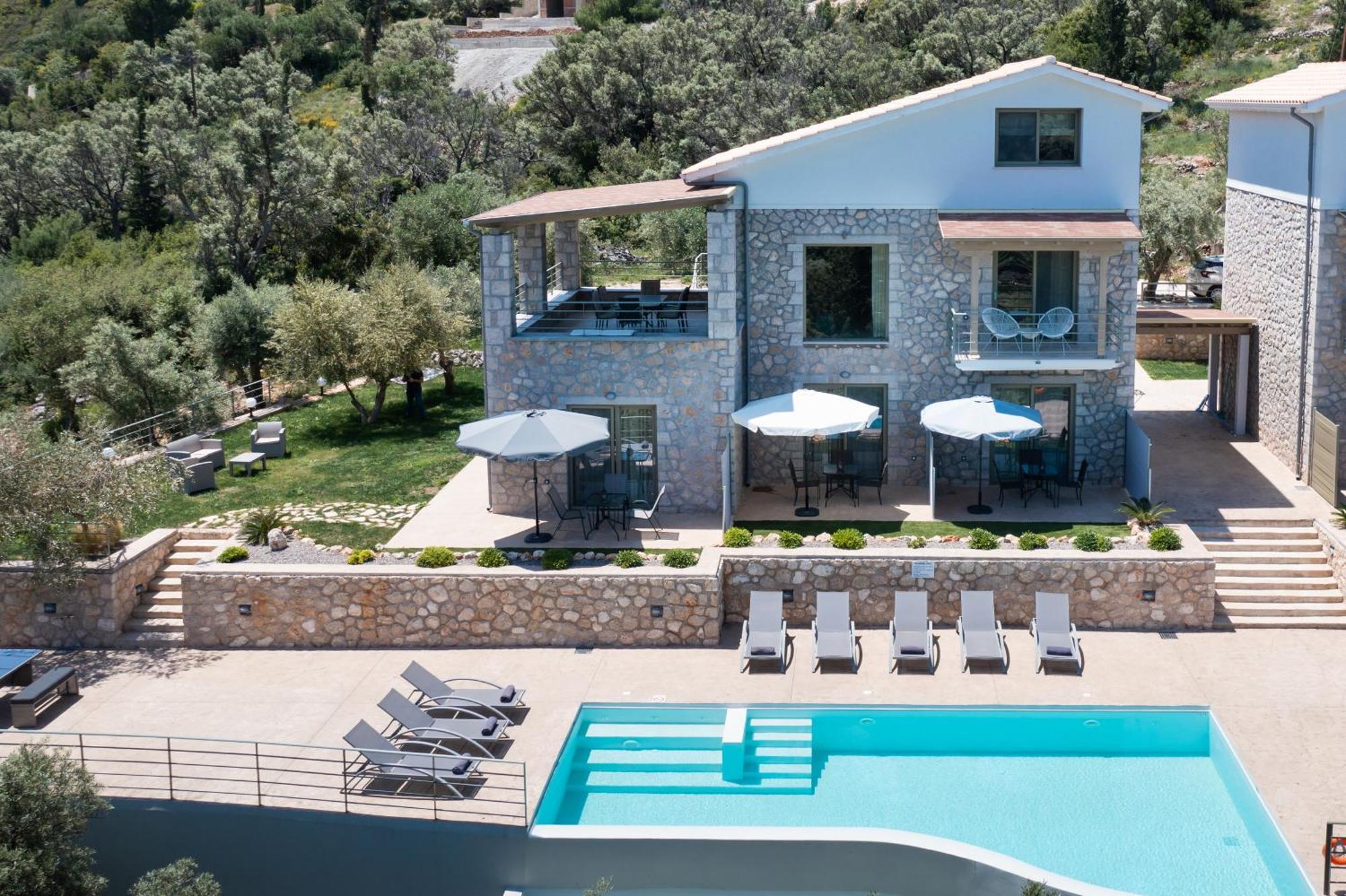 Mylos Mountain Villas- Villa Giorgio Áyios Nikítas Esterno foto